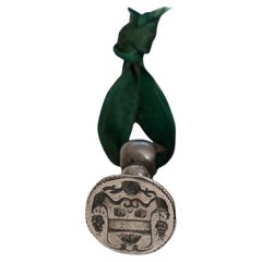 Siegel-Silber-Wappenmantel 17 Jahrhundert