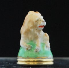 Seal in the Form of a Lion, Chelsea, circa 1755