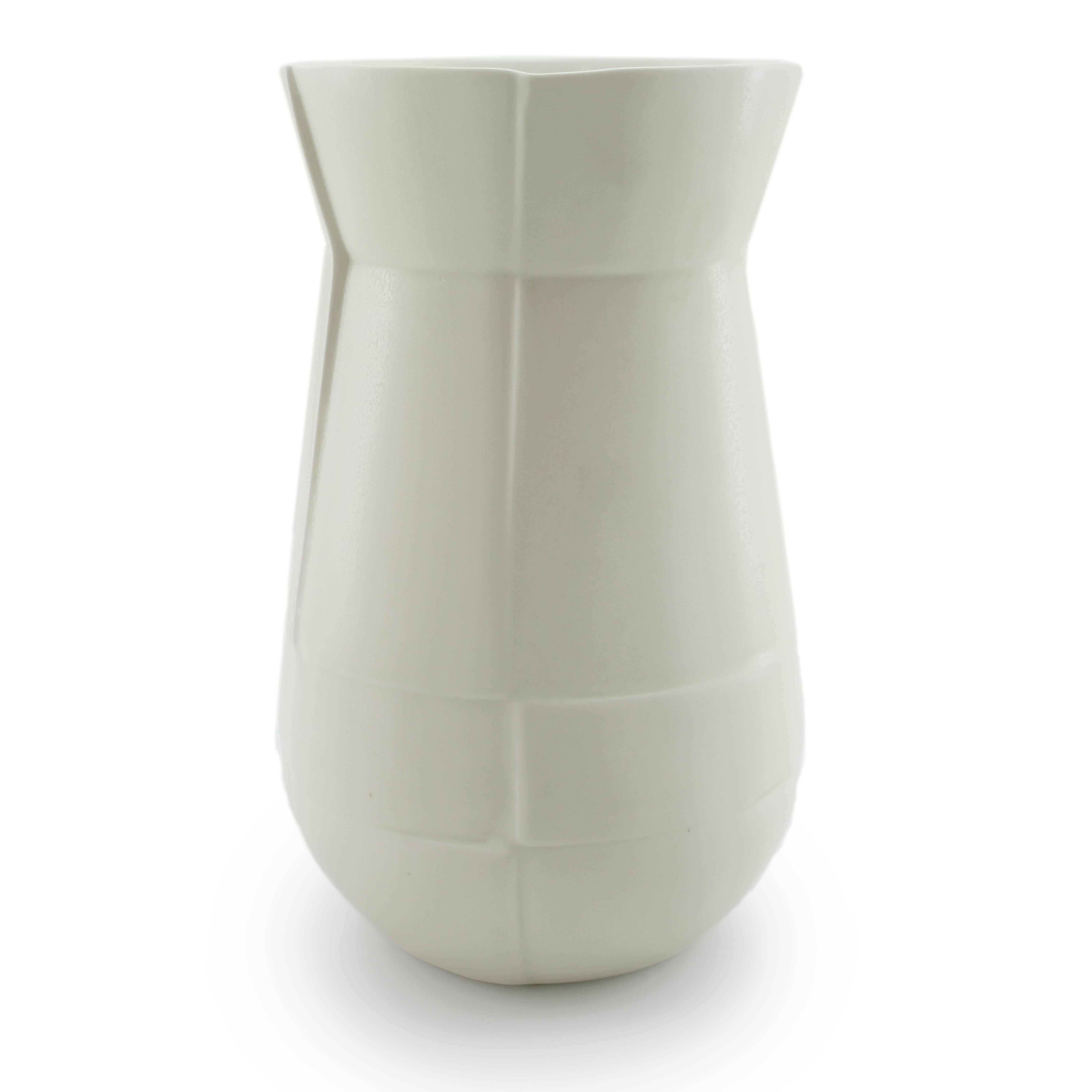 -This American made flower vase will add contemporary design to your home decor. Ideal for a large luxurious bouquet or a centerpiece, the Seam Drop Vase is designed to be a modern statement piece. 
The Bloom Vase is the perfect piece of modern