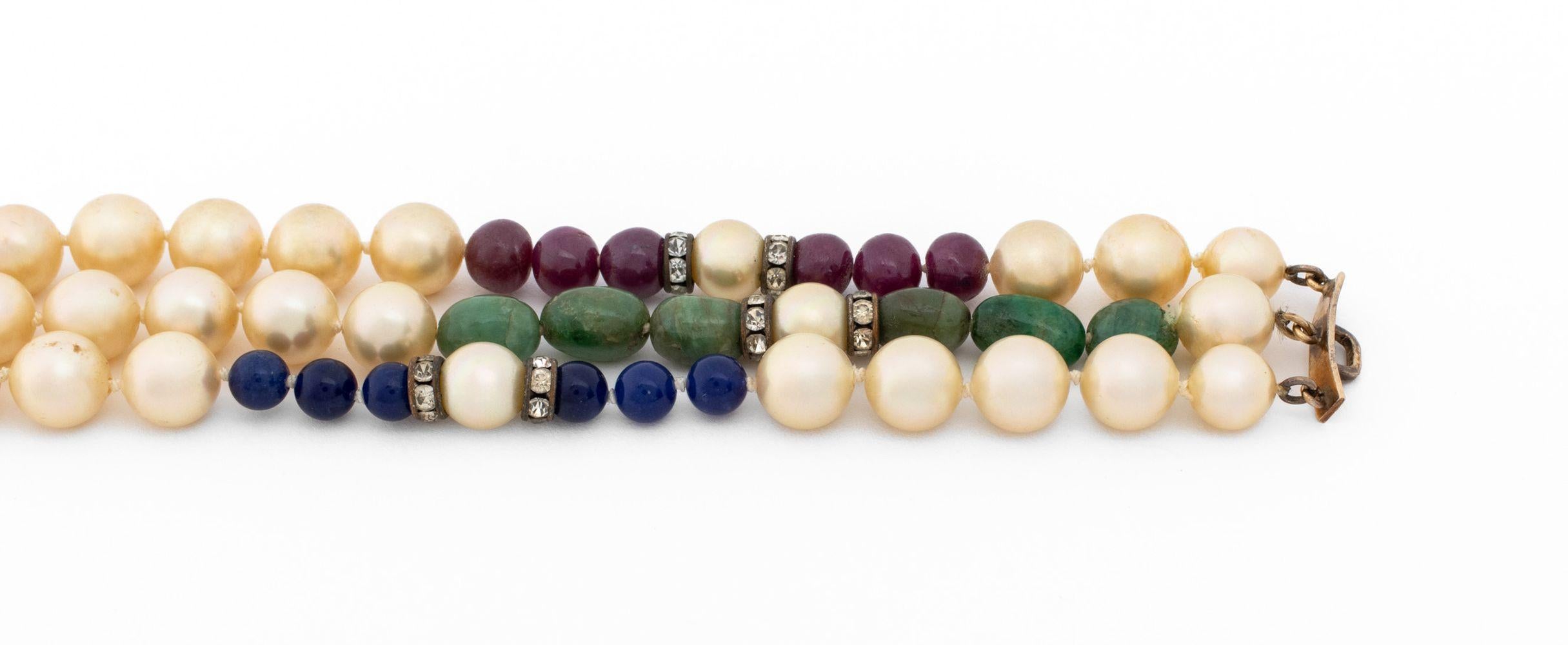 Collana di perle Seaman Schepps in oro 14K in vendita 5