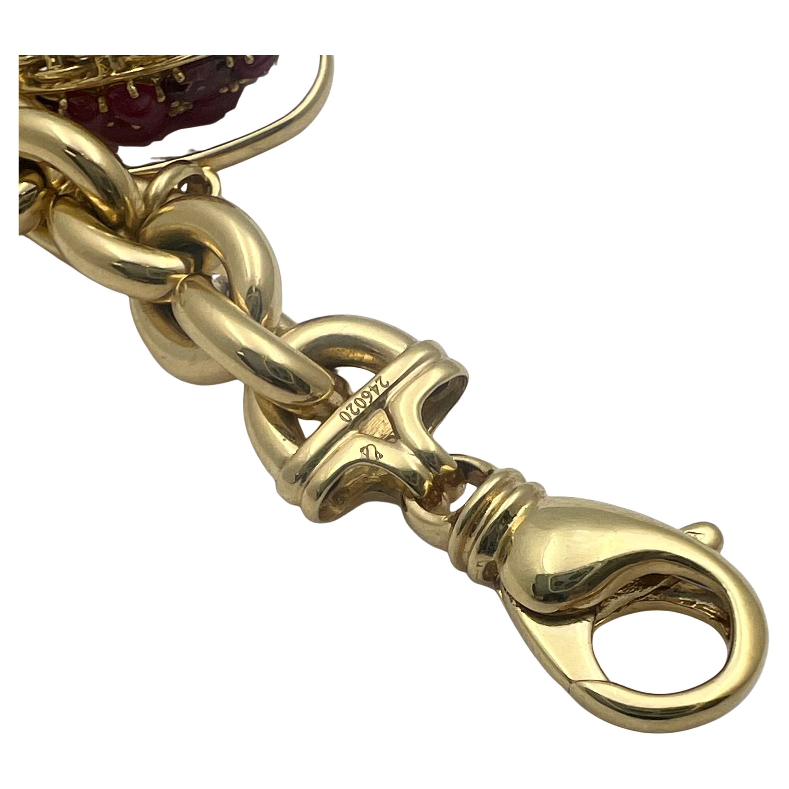 Seaman Schepps 18k Gold Lightship Gem Charm Bracelet 1