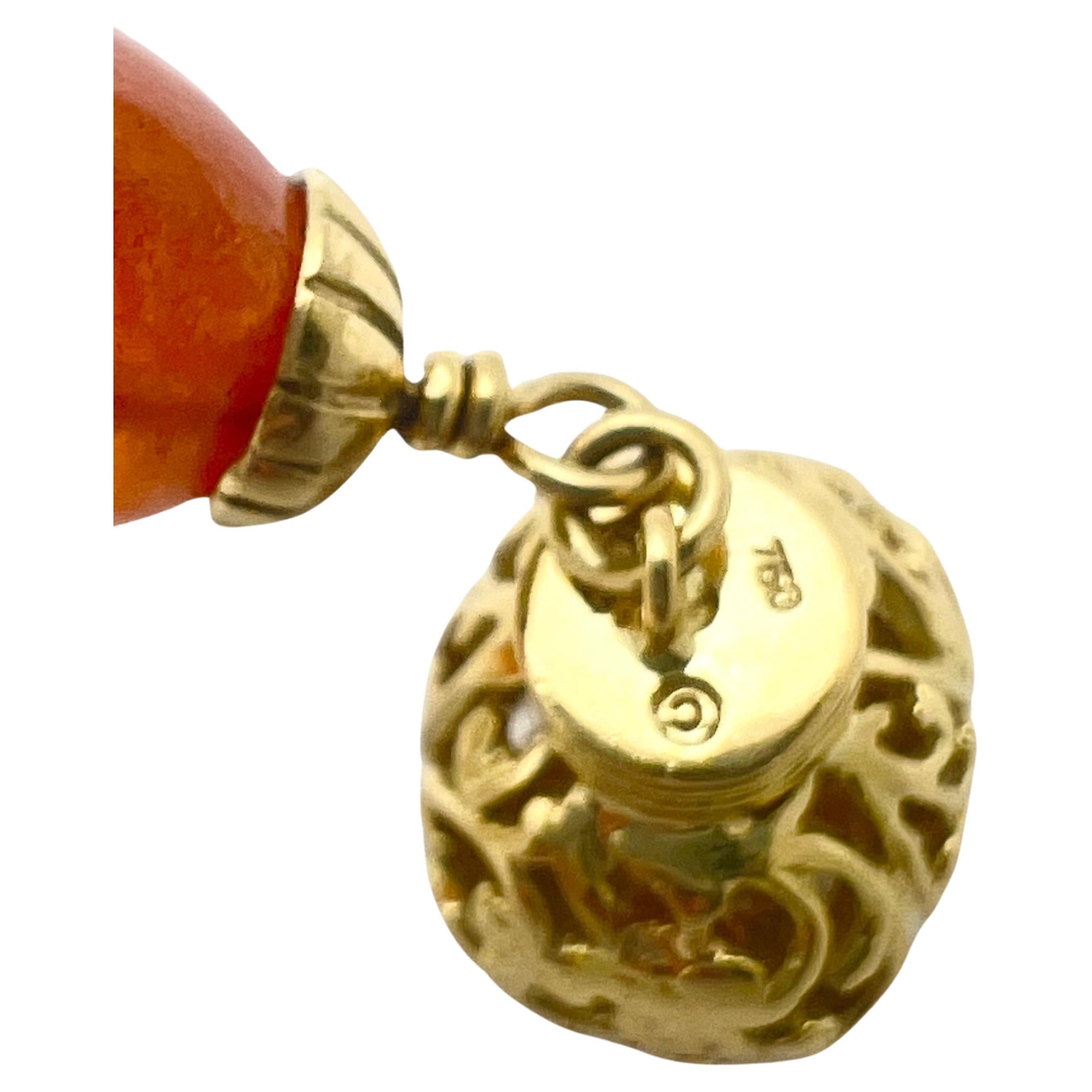 Seaman Schepps 18k Gold Multi-Gemstone Baroque Bead Necklace 4