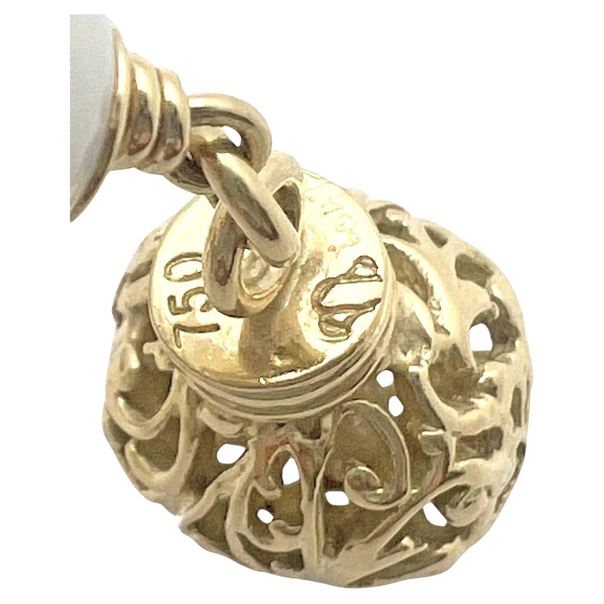 Donna Collana barocca Seaman Schepps in oro 18k con perle e ambra citrina in vendita