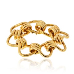 Seaman Schepps 22K Gelbgold Mausefalle Link Bracelet