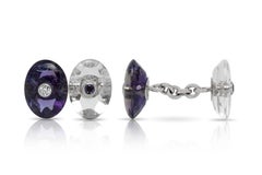 Boutons de manchette en cristal Seaman Schepps