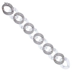 Seaman Schepps Pulsera de Diamantes y Cristal de Roca