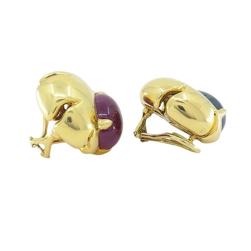 Seaman Schepps Earrings 18k Gold Gemstone im Angebot 1