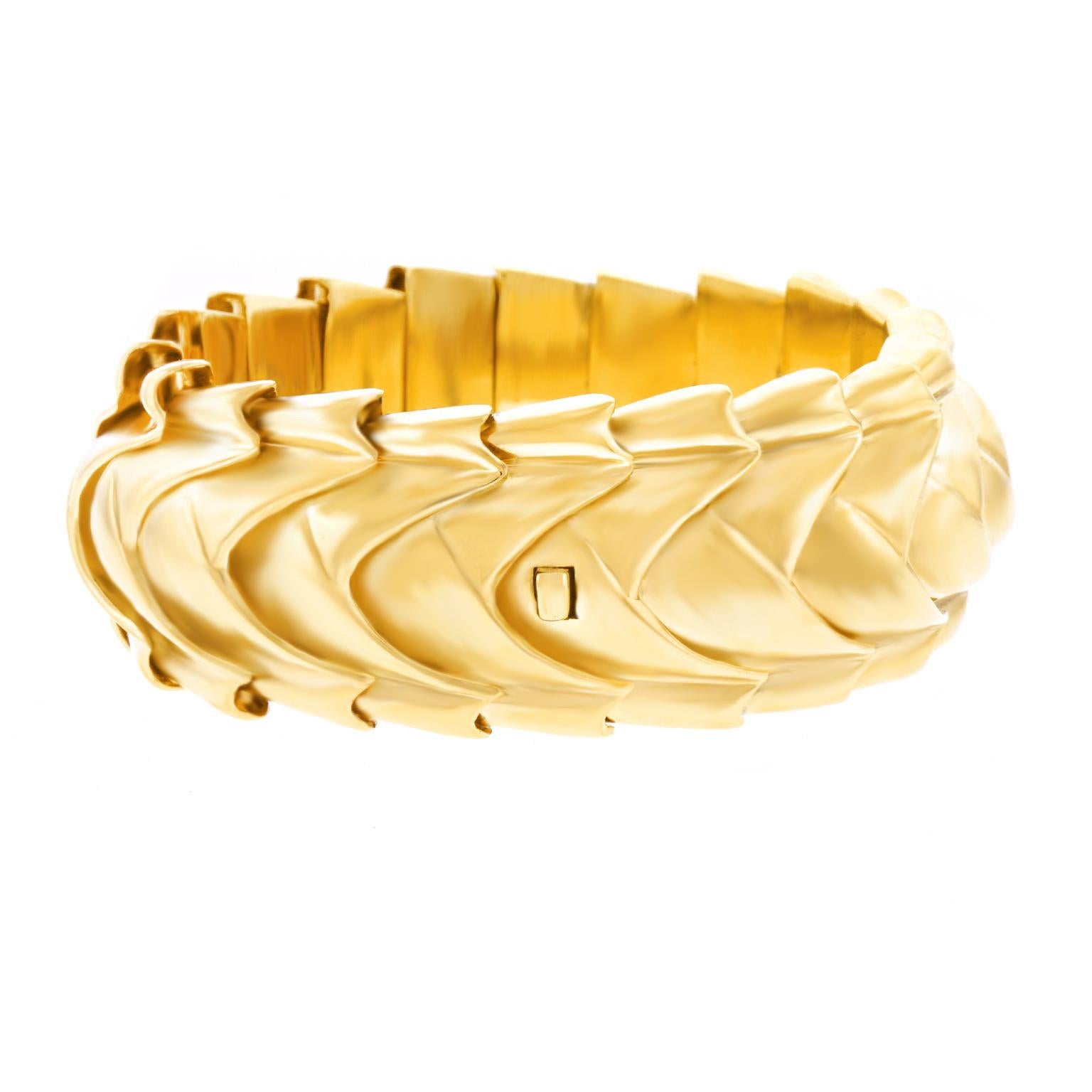 Seaman Schepps Fabulous 1950s Gold Bracelet 5