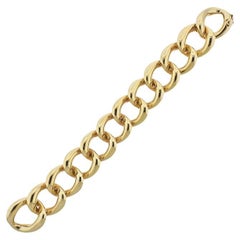 Seaman Schepps Gold Curb Link Bracelet