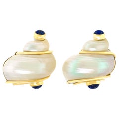 Seaman Schepps Iconic Turbot Shell Earrings
