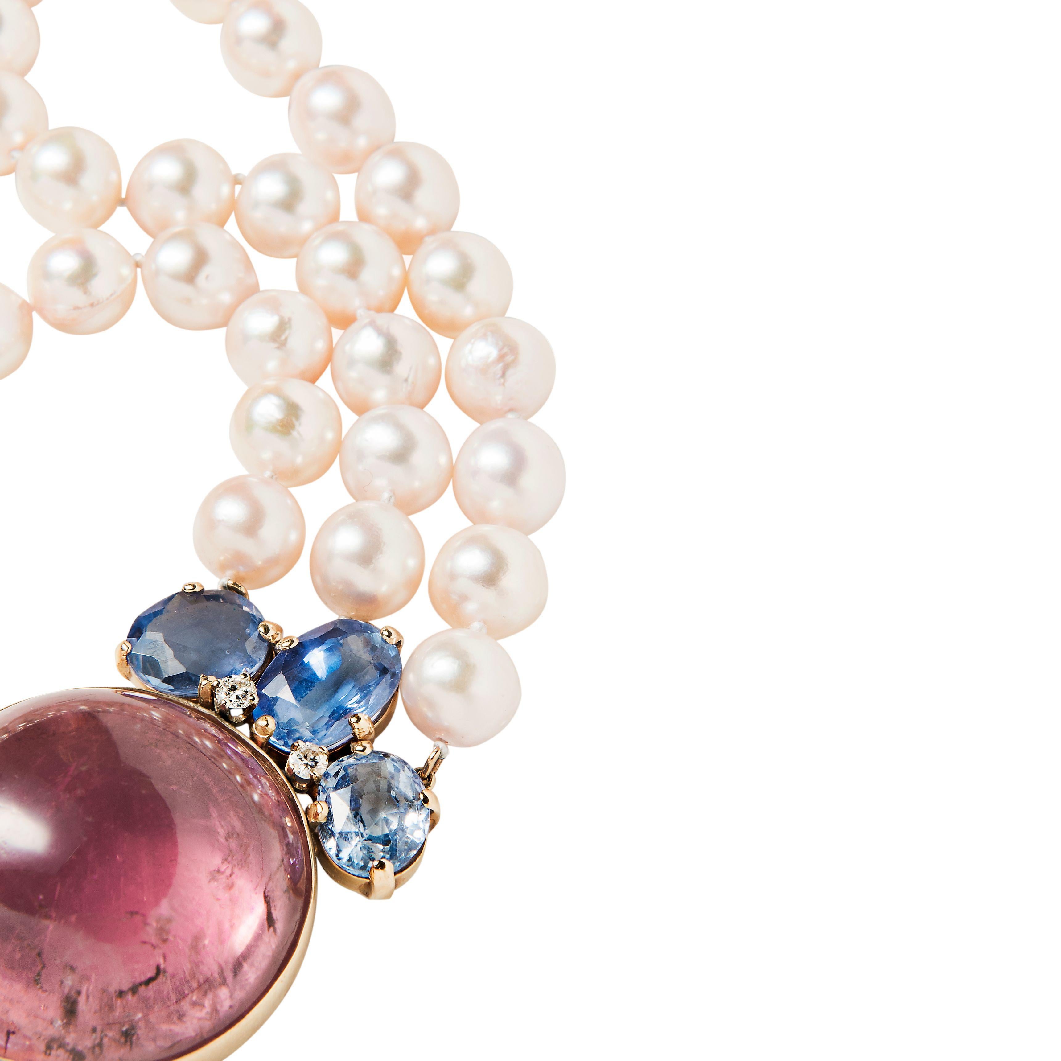 tina pearl fish necklace