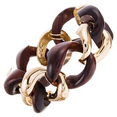 Seaman Schepps Rock Rosewood “Large Link” Bracelet