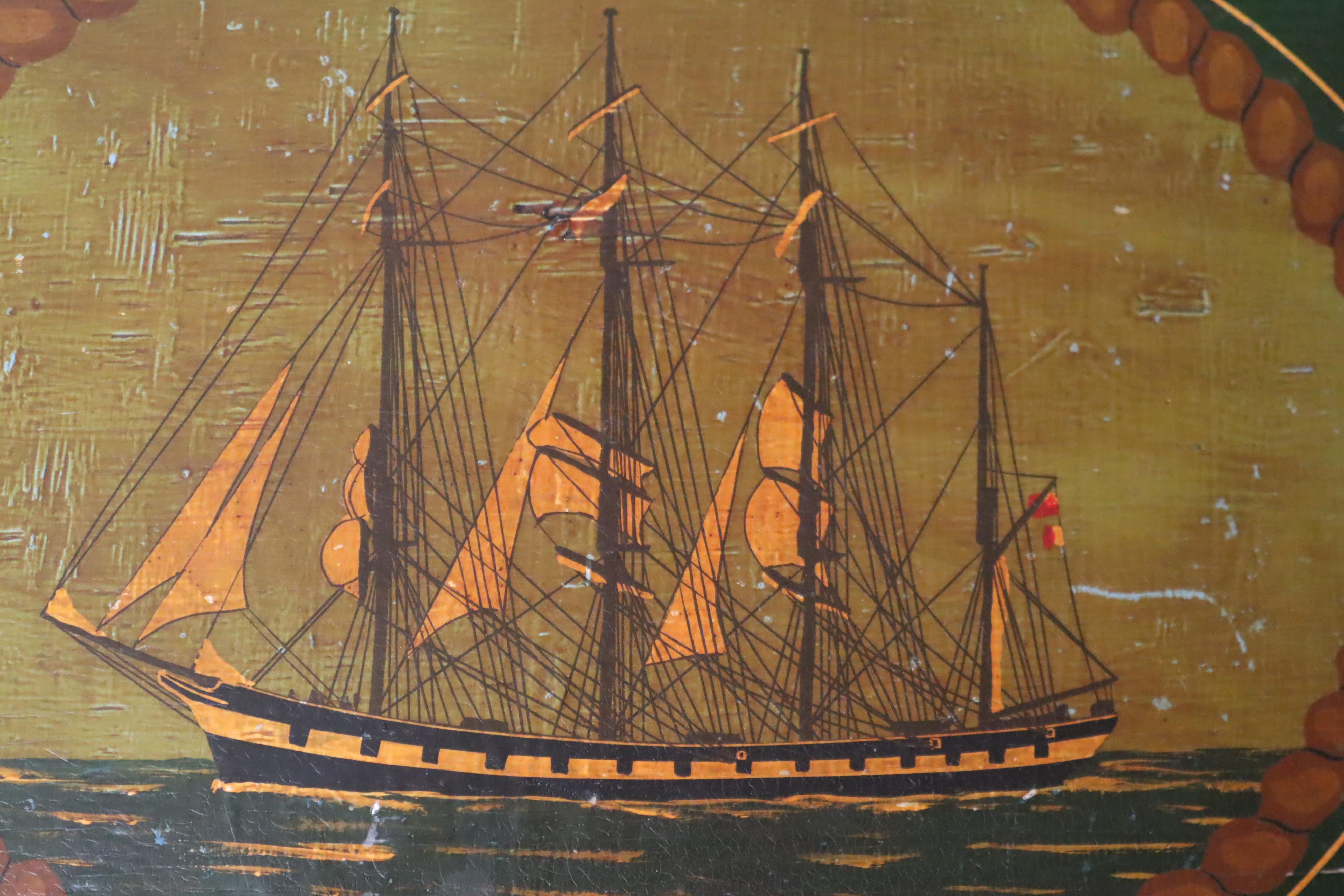 Coffre de matelot du voilier Neptune V.I.I. Jeux de cartes en vente 5