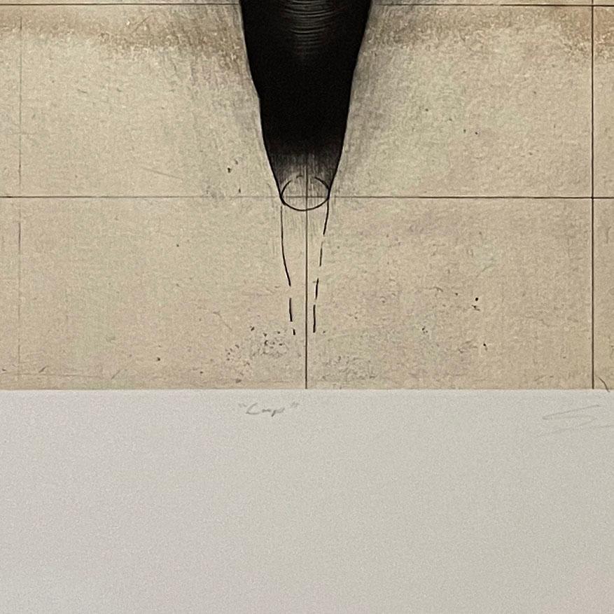 Cup - Brown Still-Life Print by Sean Caulfield