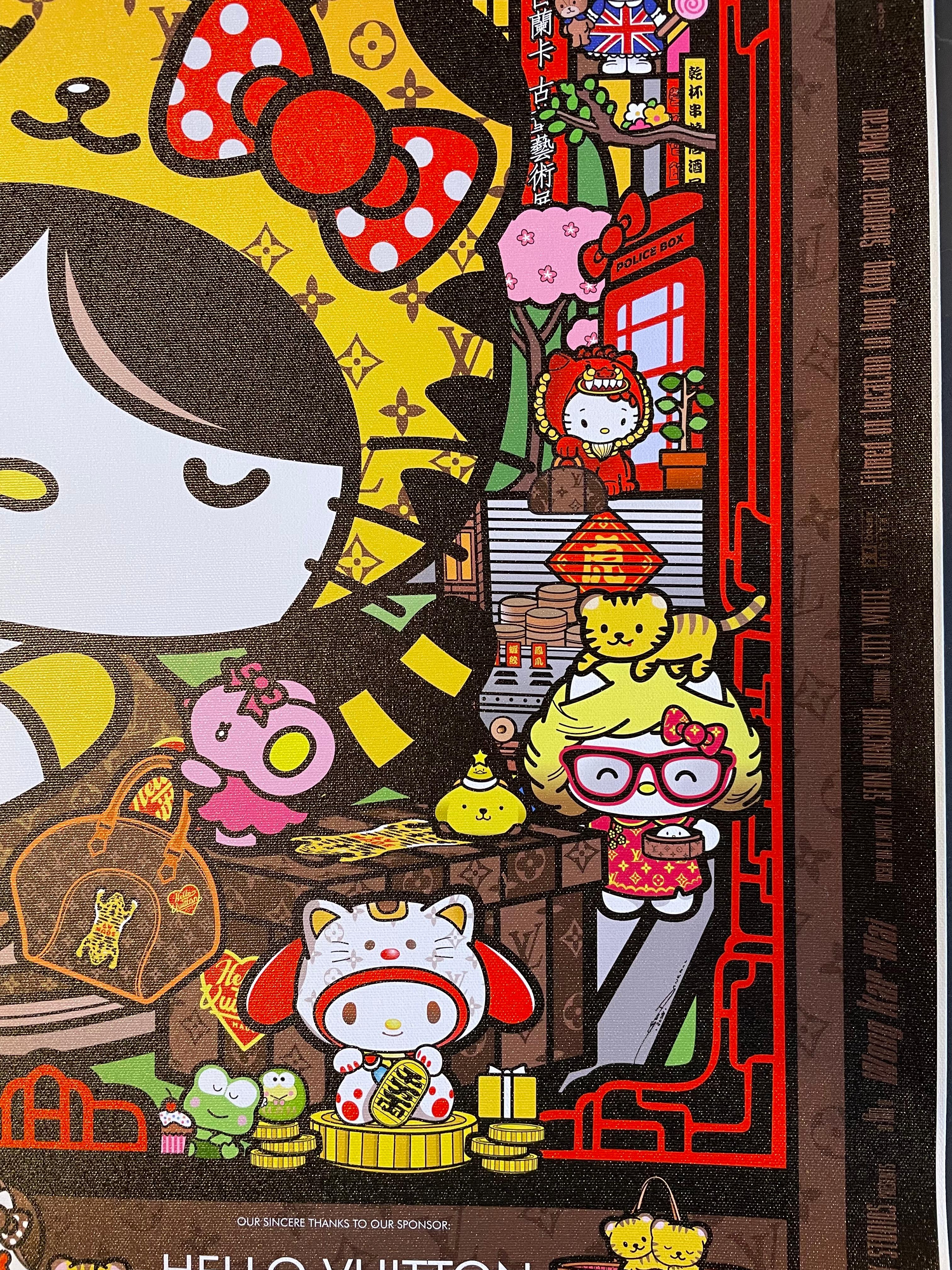 Hello Kitty - Year Of The Tiger - Modern Painting by Sean Danconia