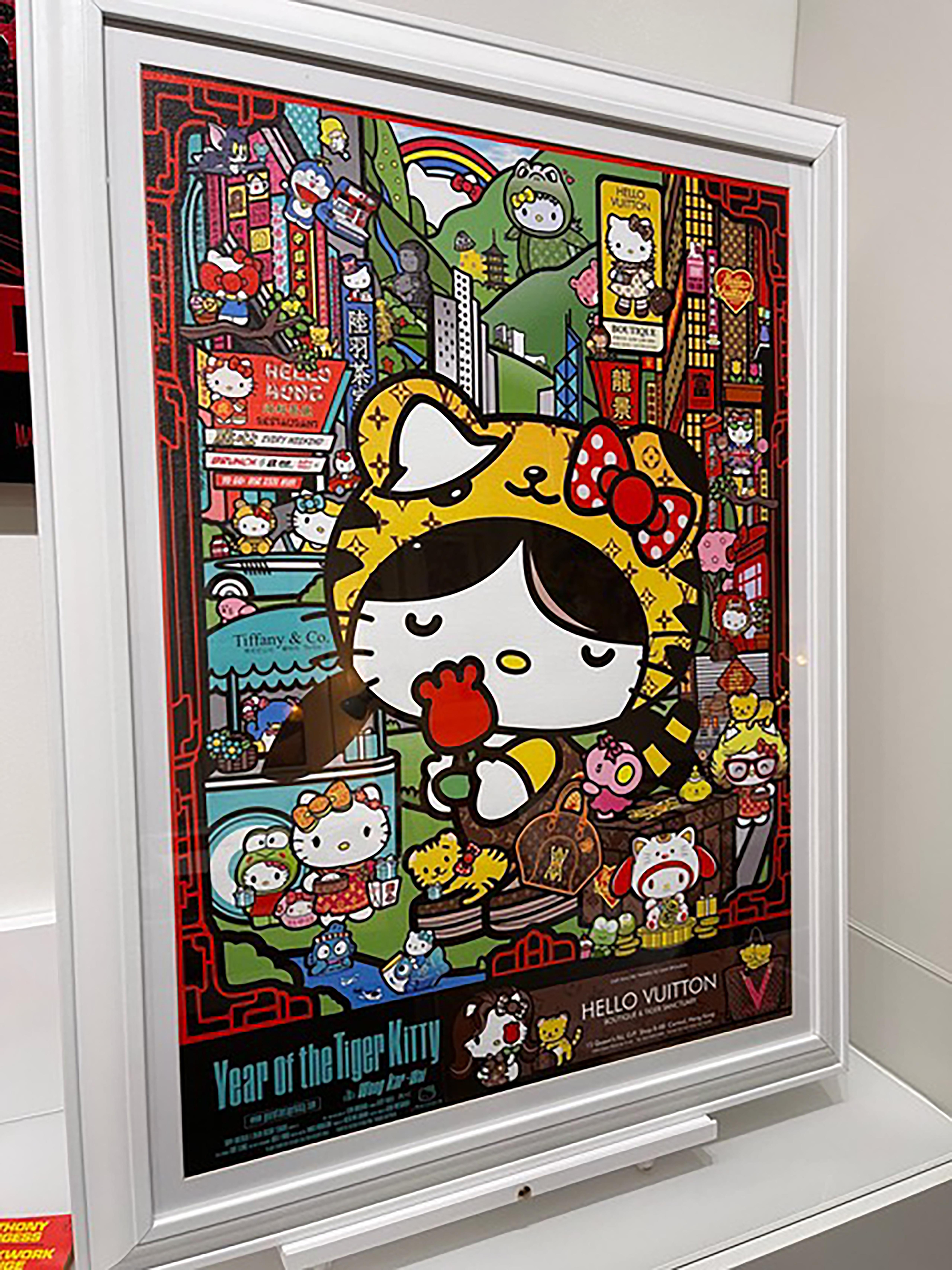 Sean Danconia Figurative Painting - Hello Kitty - Year Of The Tiger