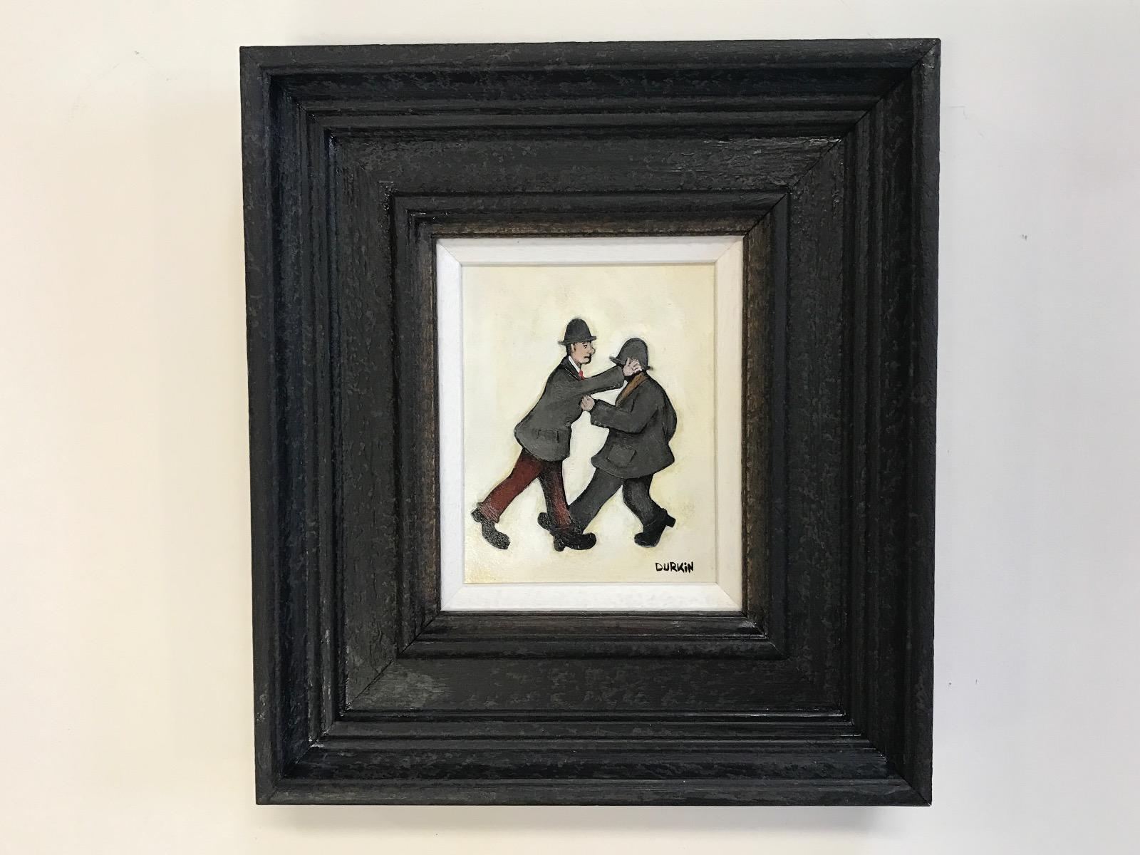 In a fight by Sean Durkin, man, contemporary art, fighting  For Sale 1