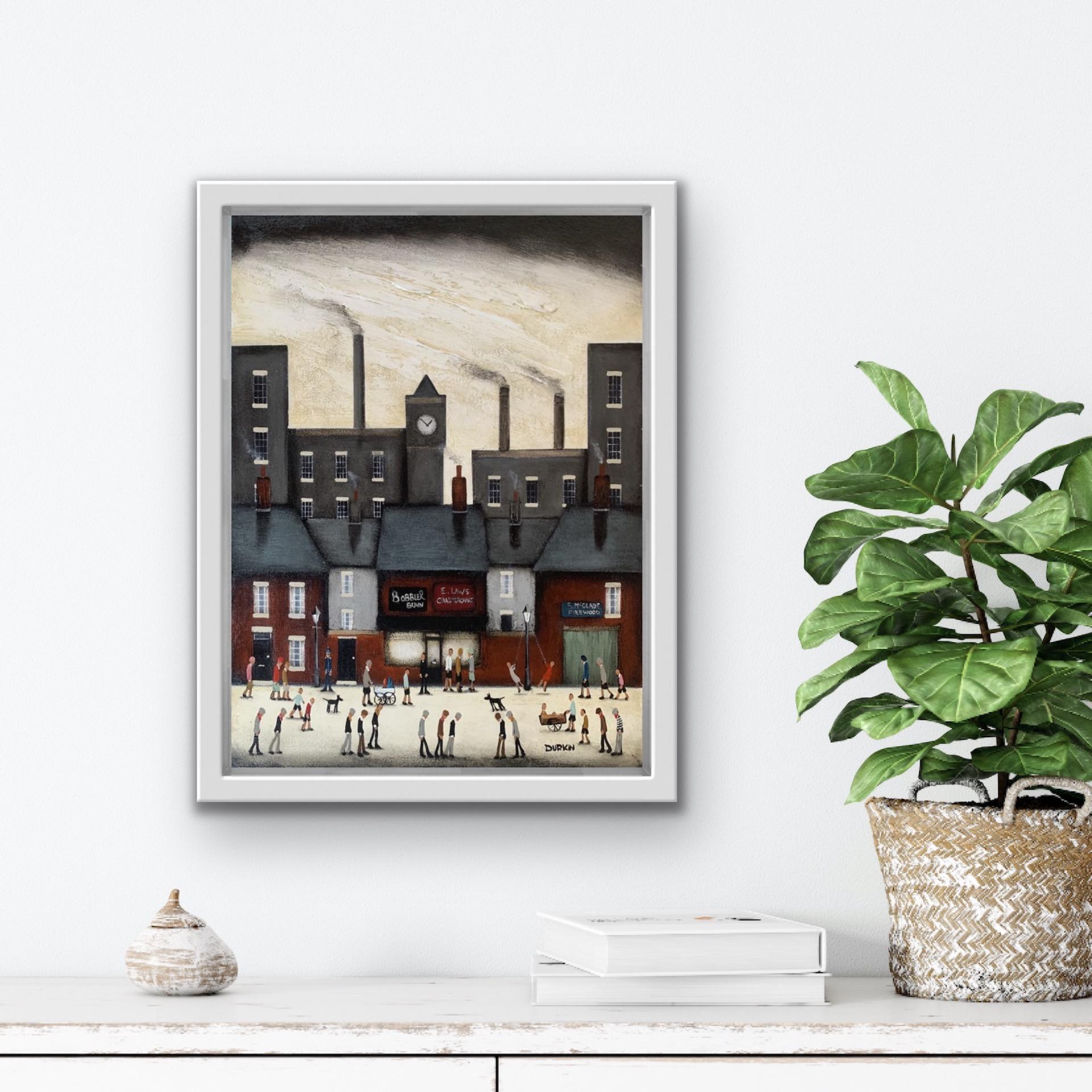 Sean Durkin, Everyday Life II, Original Cityscape Painting, Affordable Art 2