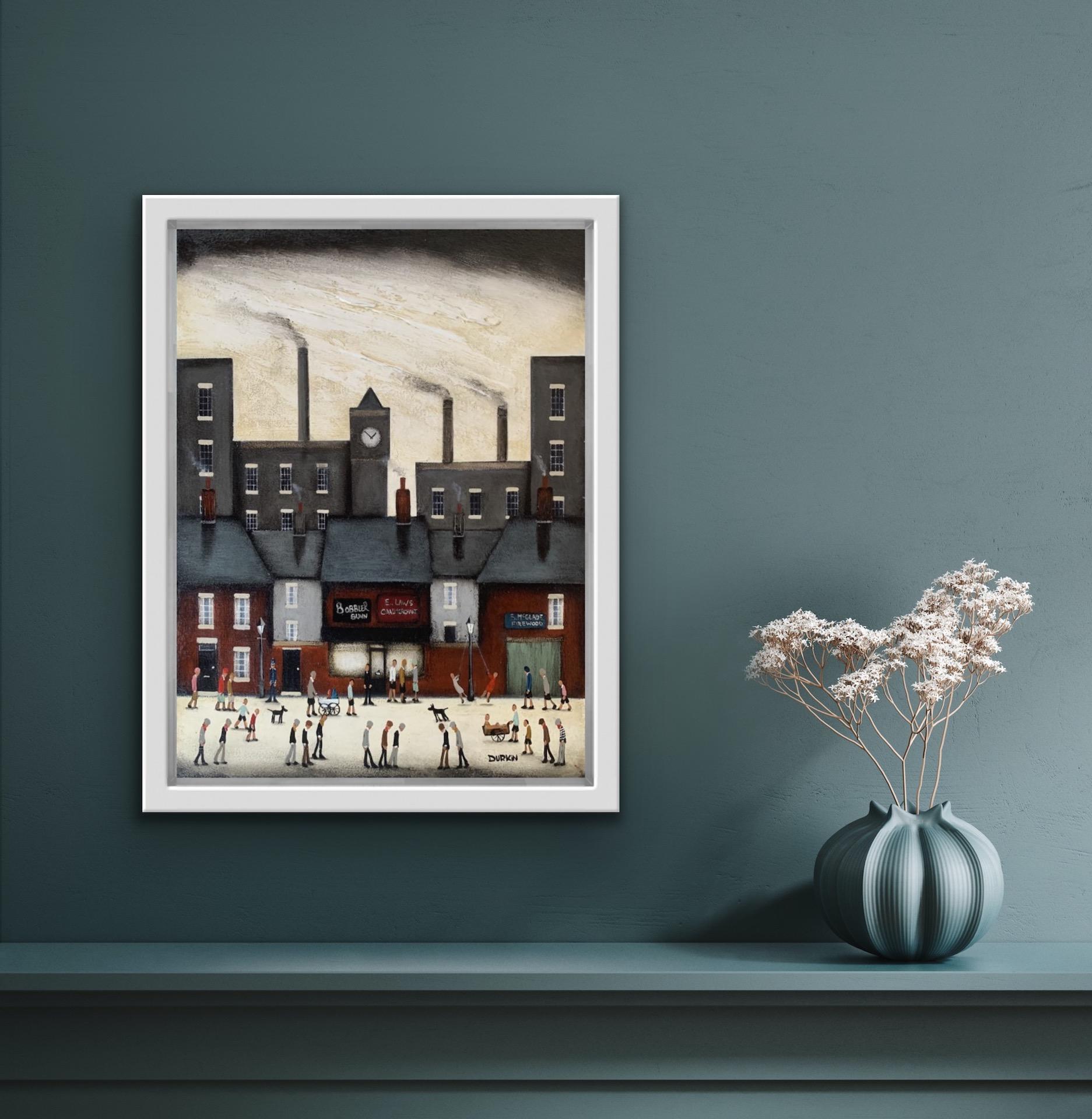 Sean Durkin, Everyday Life II, Original Cityscape Painting, Affordable Art 3