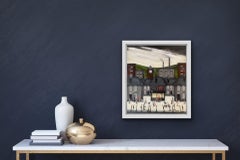 Sean Durkin, High Street III, Lowry Inspired Art, Original Contemporary Painting