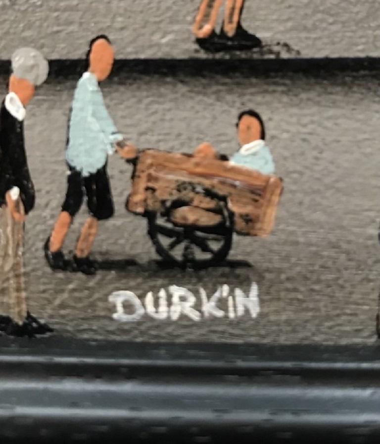 Sean Durkin, Hight Street II, Original cityscape painting 1