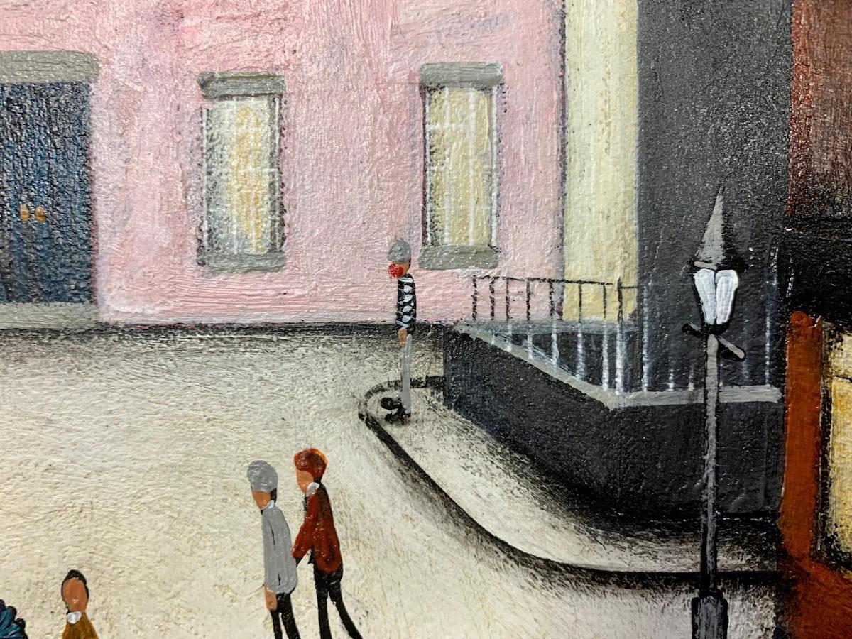 Town Centre by Sean Durkin [2021]

original
Acrylic Paint on Board
Image size: H:40 cm x W:30 cm
Complete Size of Unframed Work: H:40 cm x W:30 cm x D:0.5cm
Frame Size: H:62 cm x W:52 cm x D:4.5cm
Sold Framed
Please note that insitu images are