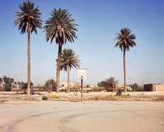 Used "Baghdad, Iraq, 2003" HOOPS basketball court limited edition photograph