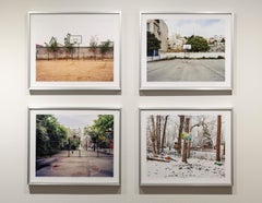 "Pingyao, China, 2006" photograph from "HOOPS" series, (basketball court)