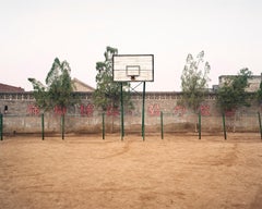 "Pingyao, China, 2006" photograph from "HOOPS" series, (basketball court)