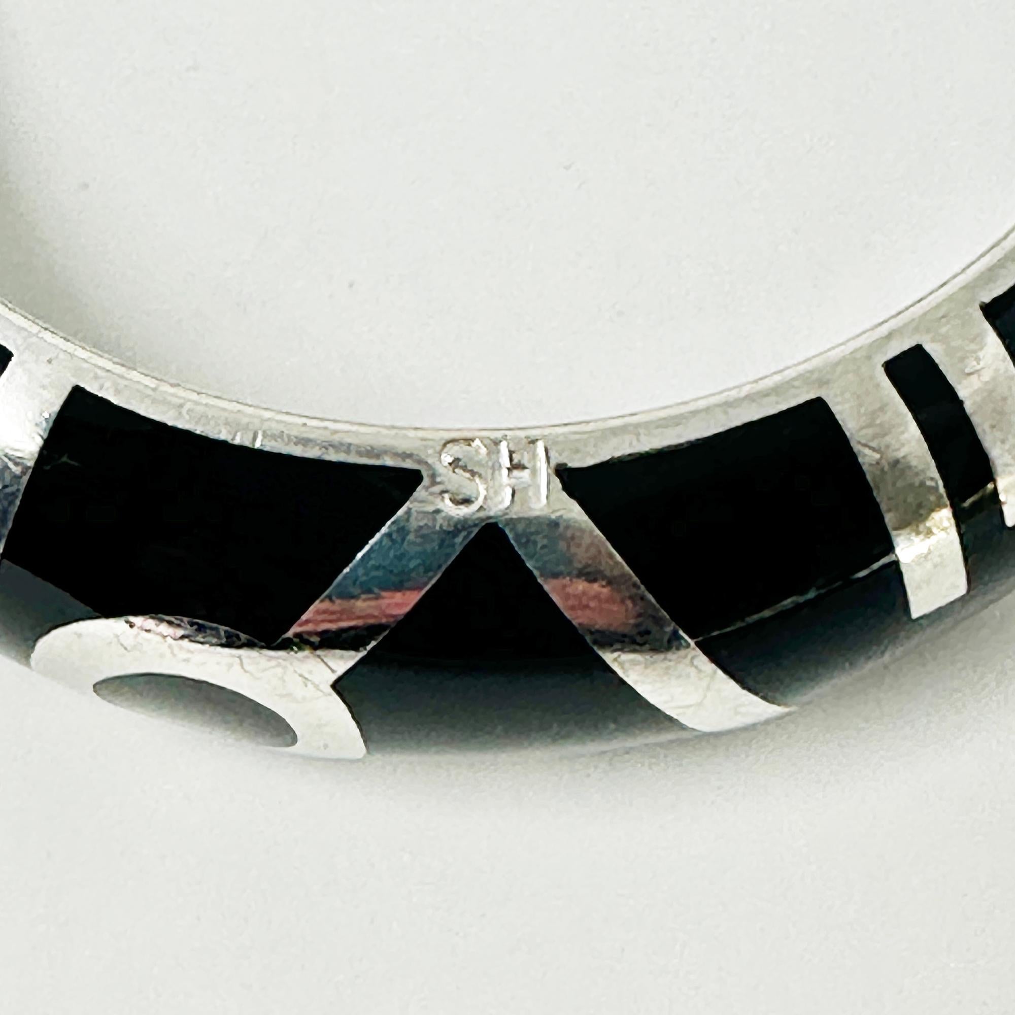 Sean Hill Silver and Resin Bracelet For Sale 1