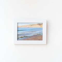 An Impressionist Oil Seascape Painting, "Light on La Jolla Shores"