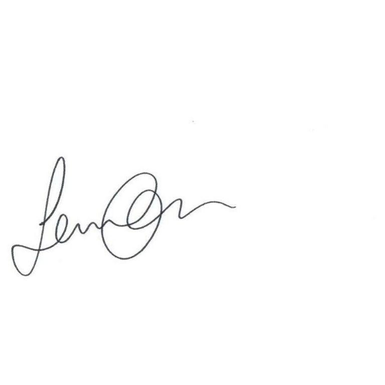 Paper Sean Lennon Autograph
