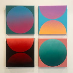 Sunrise sunset - Bowls & Orbs (Polyptych) by Sean Maze