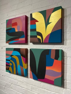 Cascata al tramonto vicino a un affioramento roccioso