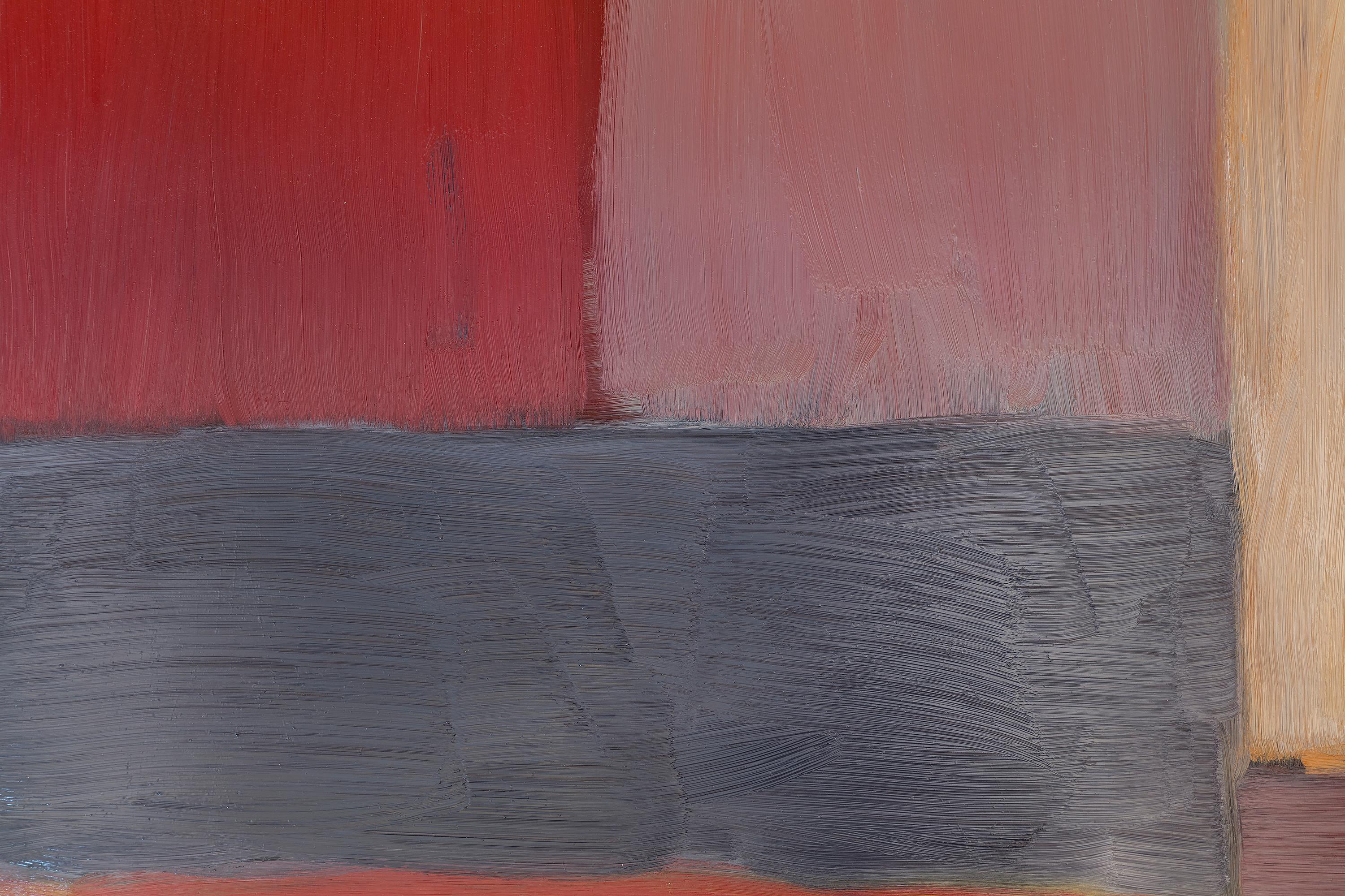 Gris Rouge - Abstrait Painting par Sean Scully