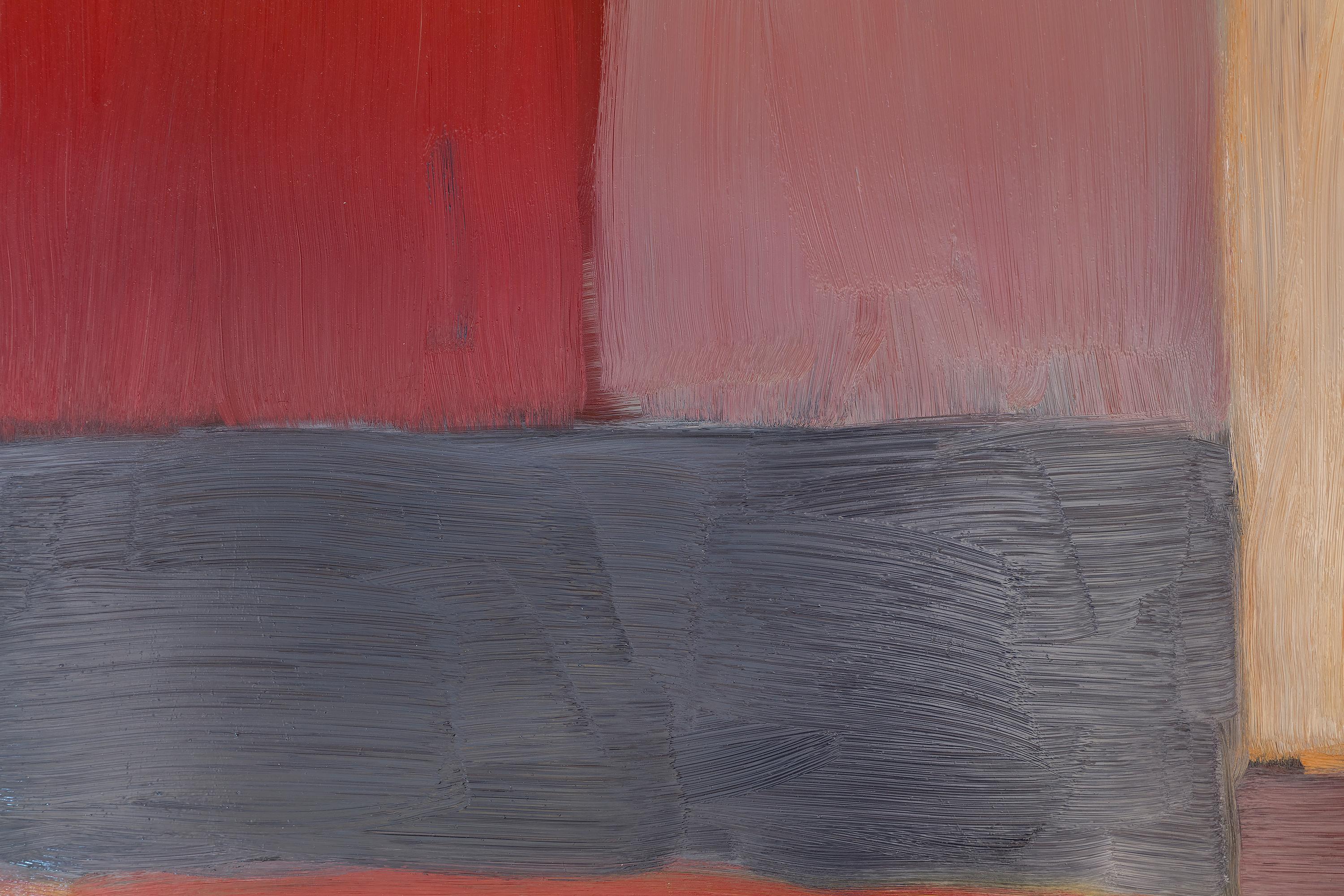 Grau Rot (Abstrakt), Painting, von Sean Scully