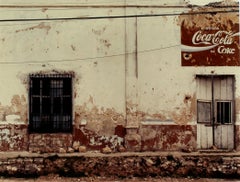 An Original Photograph Sean Scully Pueblo COA Rare Important Mexico coca cola