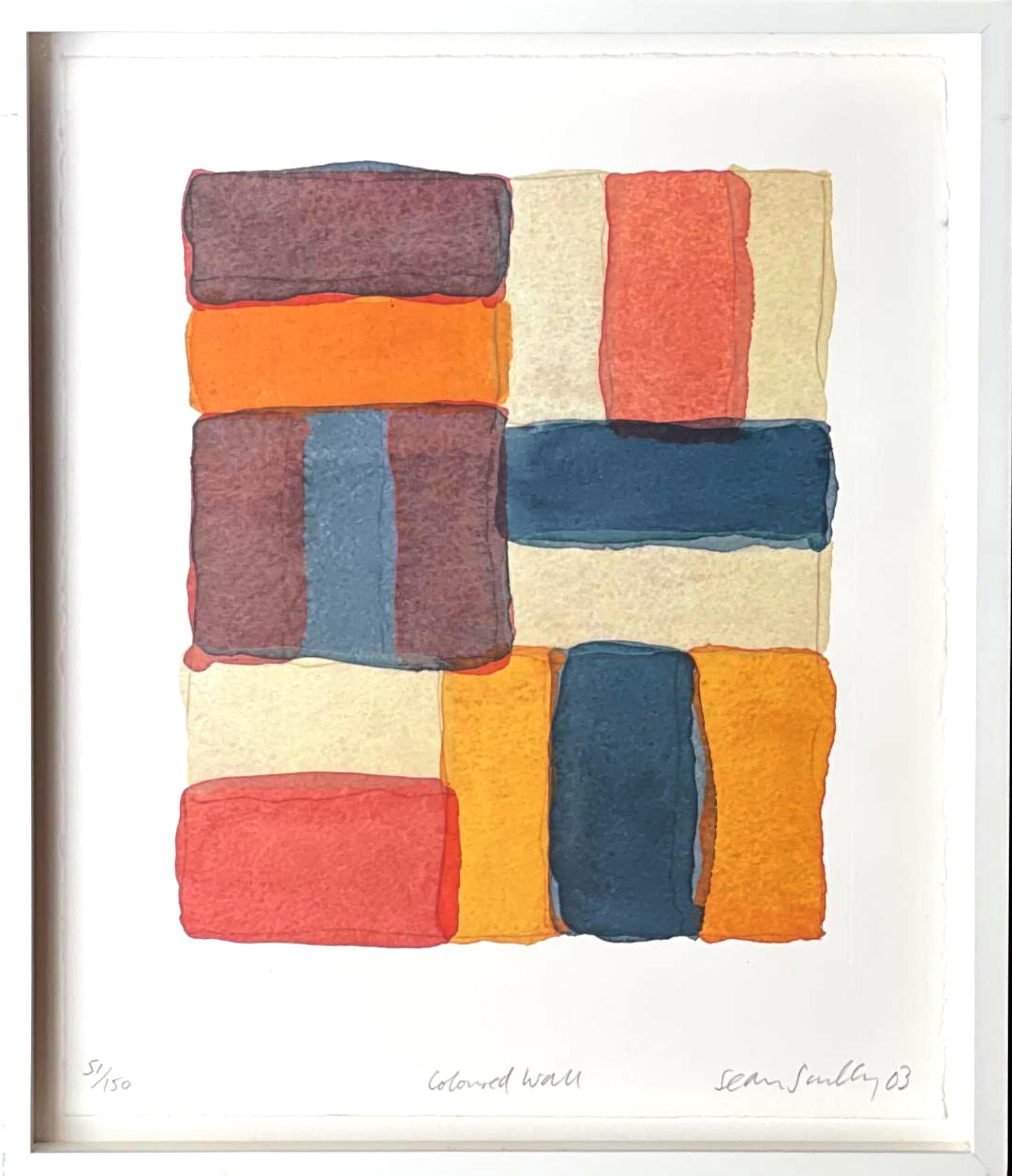 Coloured Wall - Print by Sean Scully