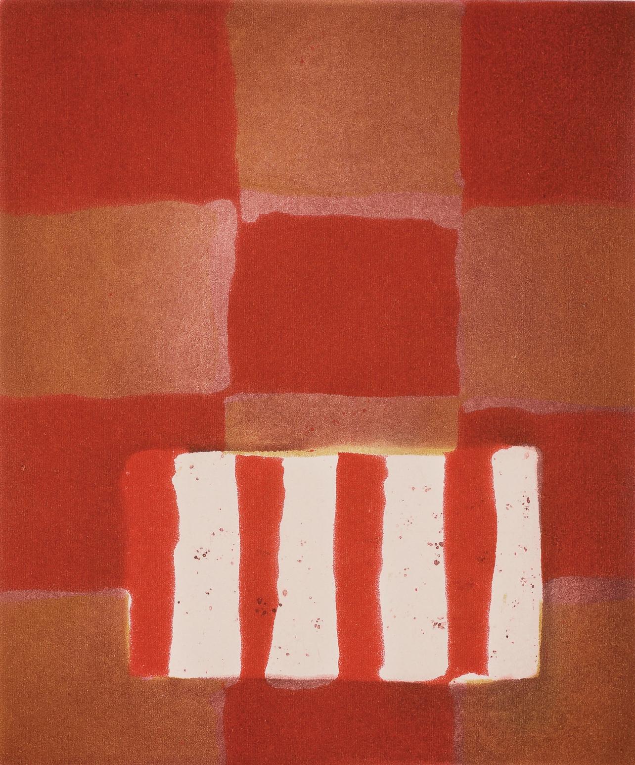 Etching in colors on vélin de Lana Royal paper. Paper Size: 11.93 x 9.81 inches. Inscription: Unsigned and unnumbered, as issued. Notes: From the album, Heart of Darkness, 1992. Published by The Limited Editions Club, New York; printed by Mohammad