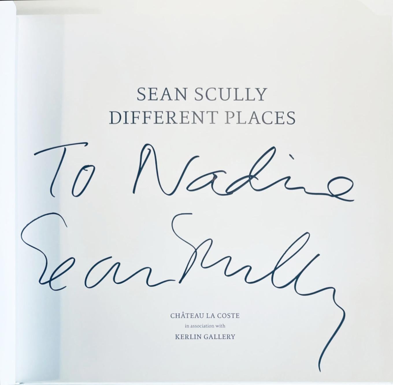 Different Places, Hardback monograph (Hand signed and inscribed by Sean Scully) For Sale 1