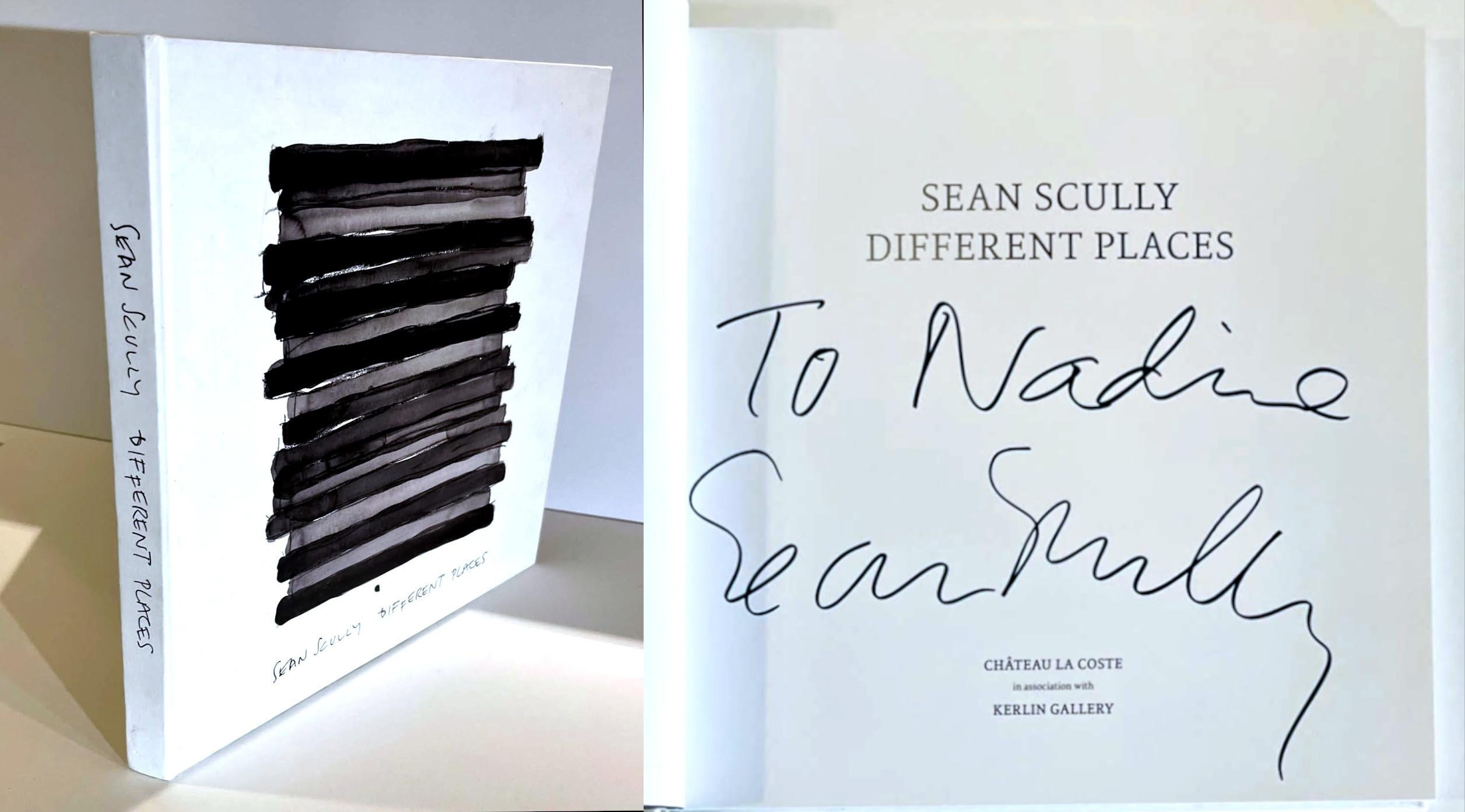 Sean Scully
Different Places (hand signed and inscribed by Sean Scully), 2015
Limited Edition hardback monograph (hand signed and inscribed to Nadine in felt tip pen on the title page)
Hand signed and inscribed to Nadine in felt tip pen by Sean