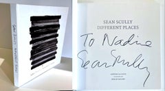 Lugares diferentes, monografía de tapa dura (Firmada a mano e inscrita por Sean Scully)