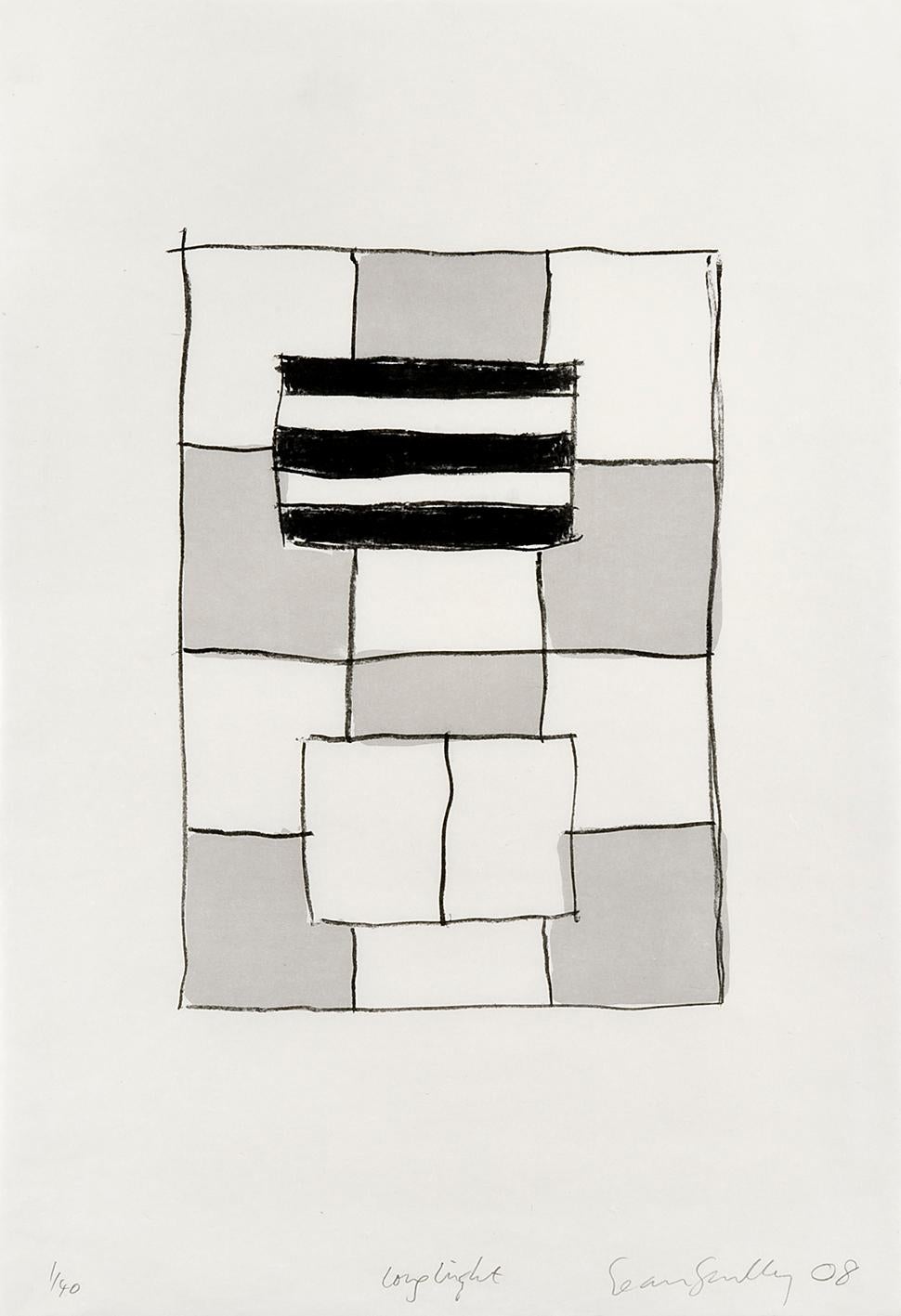 Sean Scully Abstract Print - Long light