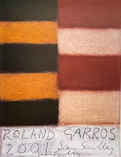 Roland Garros French Open tennis Paris offset print (Hand signed by Sean Scully)