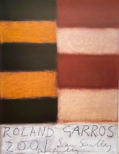 Roland Garros Französisches Open-Tennisturnier Paris (Hand signiert von Sean Scully)