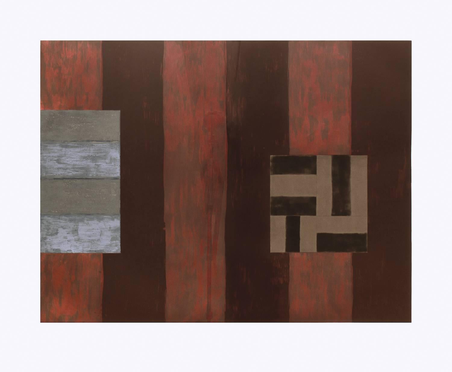 Abstract Print Sean Scully - Salle