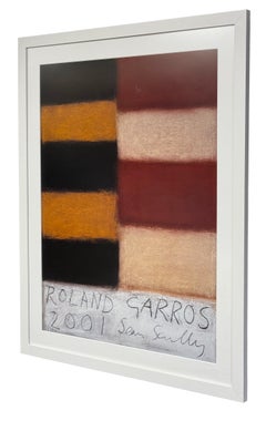 Sean Scully 'Roland Garros French Open-Framed' 2001