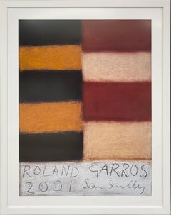 Sean Scully 'Roland Garros French Open-Framed' 2001