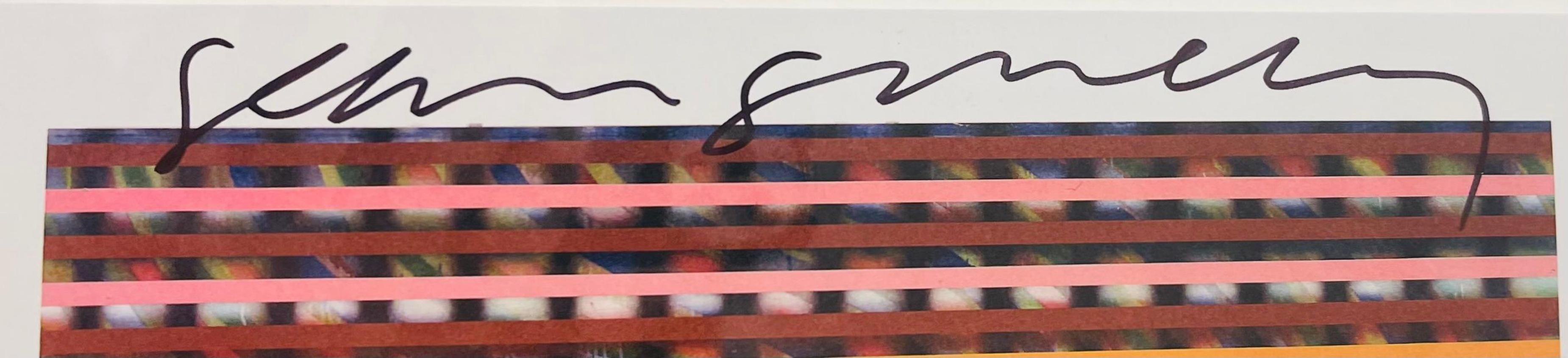 Shadow, 1970, offset lithograph on card (hand signed by Sean Scully), Framed For Sale 1
