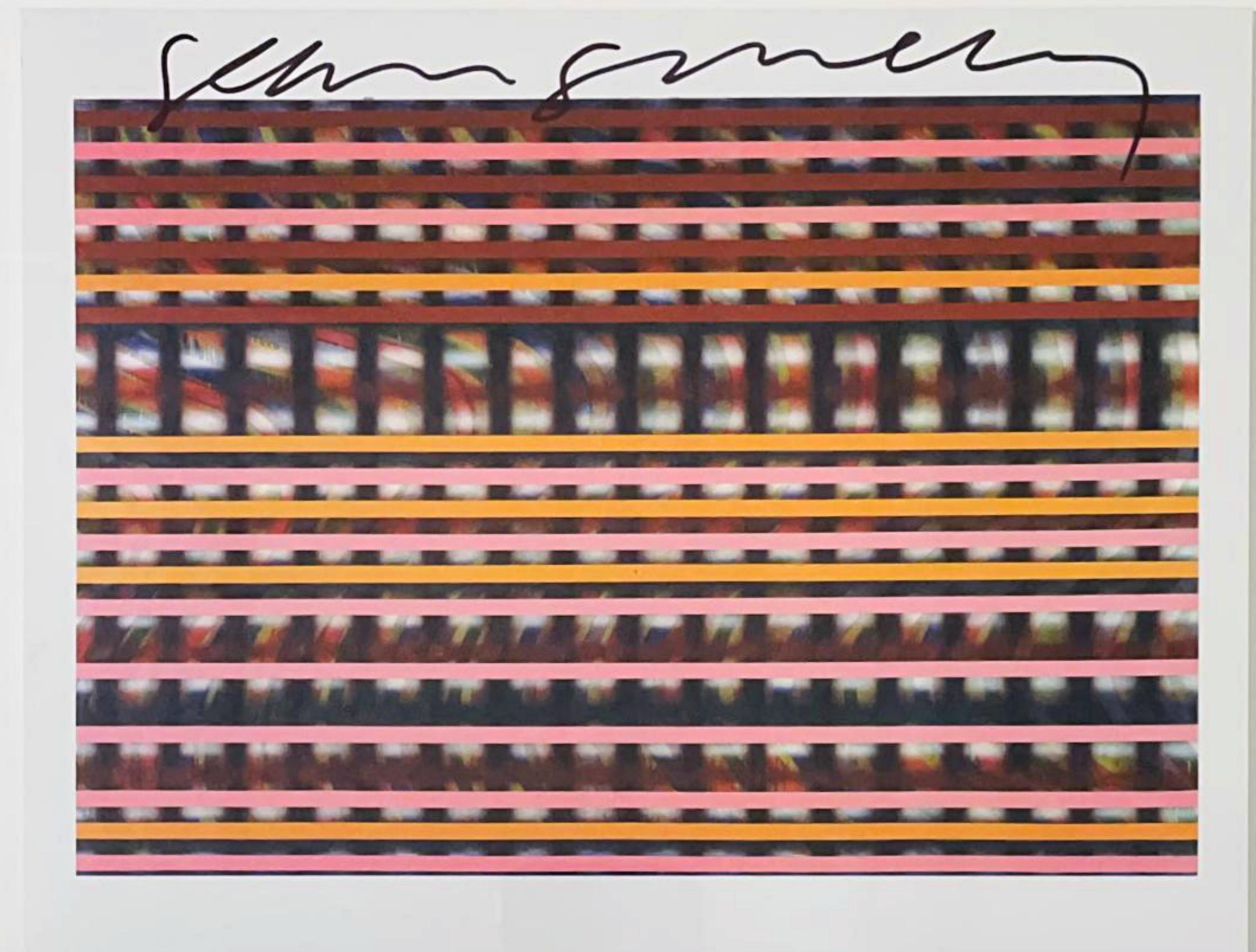 Shadow, 1970, offset lithograph on card (hand signed by Sean Scully), Framed For Sale 2
